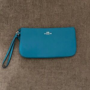 Coach Teal Wristlet